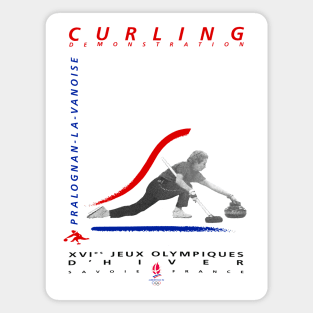 Curling Demo (Winter 1992) Magnet